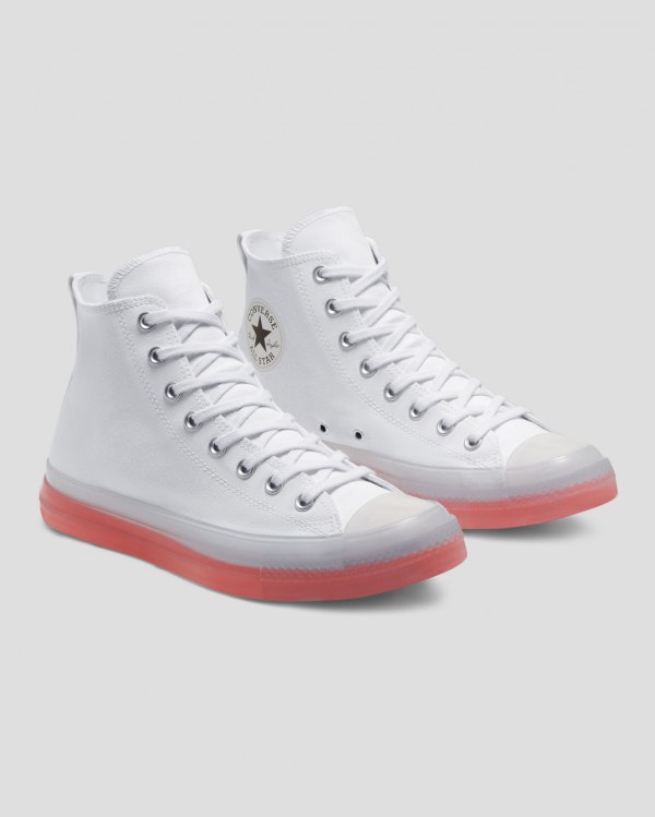 Converse Chuck Taylor All Star CX Hvide Sko Danmark - Converse Høje Sneakers Dame - 37091ZBRL